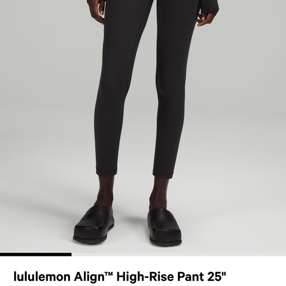 LULULEMON ALIGN HI RISE LEGGING BLACK - Picture 1 of 4
